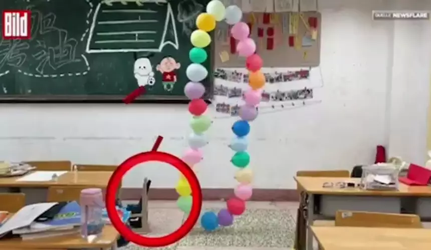 Учительница физики создала «волшебное кольцо» для объяснения закона Бернулли в Китае